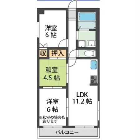 パークヒルズの物件間取画像